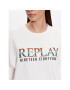 Replay Bluză W3638D.000.21842 Alb Regular Fit - Pled.ro