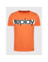 Replay Tricou M6007.000.2660 Portocaliu Regular Fit - Pled.ro