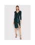 Rinascimento Rochie cocktail CFC0018249002 Verde Slim Fit - Pled.ro