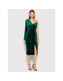 Rinascimento Rochie cocktail CFC0106681003 Verde Slim Fit - Pled.ro