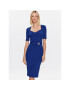 Rinascimento Rochie cocktail CFC0112555003 Bleumarin Slim Fit - Pled.ro