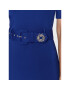 Rinascimento Rochie cocktail CFC0112555003 Bleumarin Slim Fit - Pled.ro