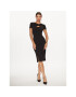 Rinascimento Rochie cocktail CFC0115348003 Negru Slim Fit - Pled.ro