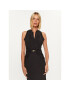 Rinascimento Rochie cocktail CFC0115394003 Negru Slim Fit - Pled.ro