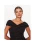 Rinascimento Rochie cocktail CFC0115402003 Negru Regular Fit - Pled.ro