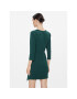 Rinascimento Rochie cocktail CFC0116131003 Verde Slim Fit - Pled.ro