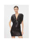 Rinascimento Rochie cocktail CFC0116365003 Negru Regular Fit - Pled.ro