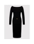 Rinascimento Rochie tricotată CFM0010521003 Negru Slim Fit - Pled.ro