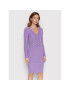 Rinascimento Rochie tricotată CFM0010758003 Violet Slim Fit - Pled.ro