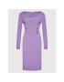 Rinascimento Rochie tricotată CFM0010758003 Violet Slim Fit - Pled.ro