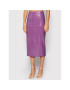 ROTATE Fustă din imitație de piele Leeds Pencil Skirt RT546 Violet Regular Fit - Pled.ro