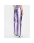 ROTATE Pantaloni din imitație de piele Embossed 1000902225 Violet Relaxed Fit - Pled.ro