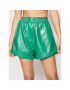 ROTATE Pantaloni scurți din piele Belina Shorts RT1080 Verde Regular Fit - Pled.ro