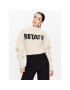 ROTATE Pulover Knit Puff Sleeve RT2287 Écru Regular Fit - Pled.ro