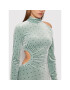 ROTATE Rochie cocktail Alice RT802 Verde Fitted Fit - Pled.ro