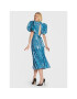 ROTATE Rochie cocktail Noon RT1620 Albastru Regular Fit - Pled.ro