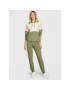 Roxy Pantaloni trening Lets Get Going ERJFB03336 Verde Relaxed Fit - Pled.ro