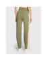 Roxy Pantaloni trening Lets Get Going ERJFB03336 Verde Relaxed Fit - Pled.ro