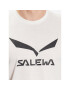 Salewa Tricou Solidlogo Dry 27018 Alb Regular Fit - Pled.ro