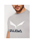 Salewa Tricou Solidlogo Dry 27018 Gri Regular Fit - Pled.ro