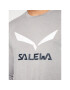 Salewa Tricou tehnic Solidlogo Dry 27340 Gri Regular Fit - Pled.ro