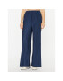 Samsøe Samsøe Pantaloni din material Uma F21200187 Bleumarin Wide Leg - Pled.ro