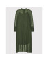 Samsøe Samsøe Rochie de zi Elm F18302678 Verde Regular Fit - Pled.ro