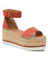 See By Chloé Espadrile SB32201A Coral - Pled.ro