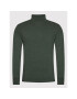 Selected Homme Bluză cu gât Berg 16074684 Verde Regular Fit - Pled.ro