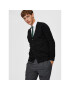 Selected Homme Cardigan Berg 16079571 Negru Regular Fit - Pled.ro