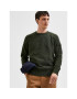 Selected Homme Pulover Rai 16086699 Verde Regular Fit - Pled.ro