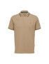 Selected Homme Tricou polo 16087840 Bej Regular Fit - Pled.ro