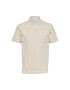 Selected Homme Tricou polo 16088575 Bej Regular Fit - Pled.ro