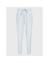 Selmark Pijama Vichy P3973 Albastru Regular Fit - Pled.ro