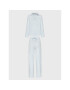 Selmark Pijama Vichy P3976 Albastru Regular Fit - Pled.ro