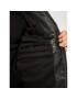 Serge Pariente Geacă de piele Biker Negru Regular Fit - Pled.ro