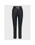 Silvian Heach Pantaloni din imitație de piele PGA22242PA Negru Regular Fit - Pled.ro