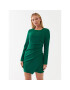 Silvian Heach Rochie de zi GPA23135VE Verde Regular Fit - Pled.ro