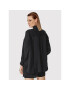 Simple Cămașă KOD004 Negru Relaxed Fit - Pled.ro