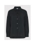 Simple Cămașă KOD004 Negru Relaxed Fit - Pled.ro