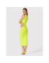 Simple Rochie de vară SUD042 Verde Slim Fit - Pled.ro