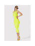 Simple Rochie de vară SUD042 Verde Slim Fit - Pled.ro