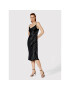 Simple Rochie de zi SUD002 Negru Regular Fit - Pled.ro