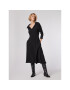 Simple Rochie de zi SUD517-01 Negru Regular Fit - Pled.ro