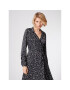 Simple Rochie tip cămașă SUD514-03 Negru Regular Fit - Pled.ro