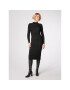 Simple Rochie tricotată SUD507-01 Negru Slim Fit - Pled.ro