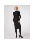 Simple Rochie tricotată SUD507-01 Negru Slim Fit - Pled.ro