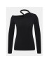 Sisley Bluză 34KBL103P Negru Slim Fit - Pled.ro