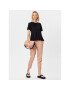 Sisley Bluză 3I97L1032 Negru Regular Fit - Pled.ro