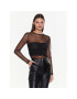 Sisley Bluză 3OAPW1009 Negru Regular Fit - Pled.ro